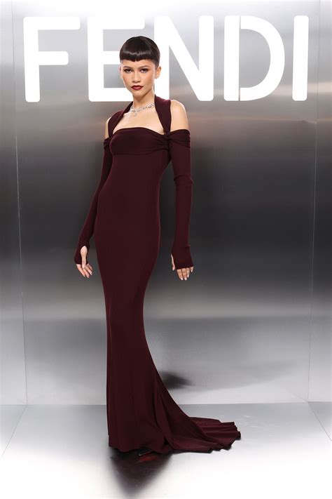 zendaya fendi|Zendaya fashion show.